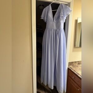 Formal Light Blue Women's Dress